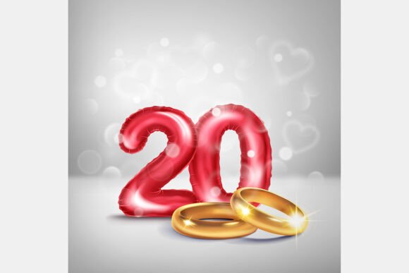 Celebrate Two Decades of Love with a Bold Visual