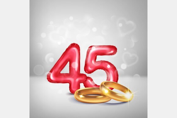 Celebrating 45 Years: The Allure of Gold Rings and Red Balloons