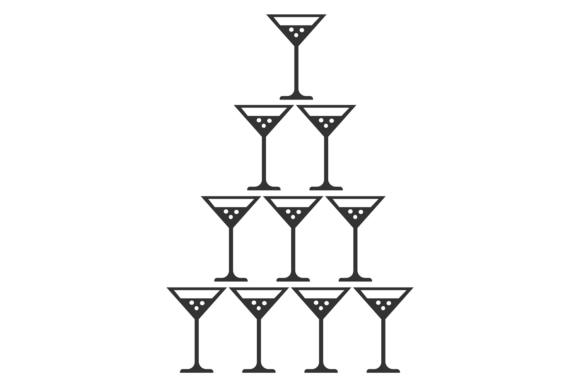 Cocktail Glass Tower: A Wedding Reception Design Guide