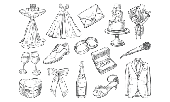 Discover the Warmth of a Wedding Handdrawn Collection