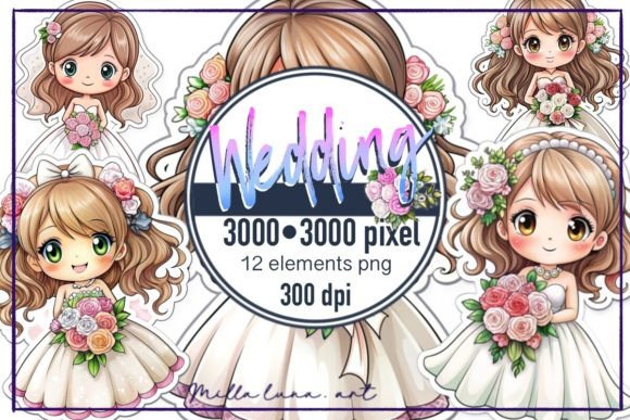 Watercolour Wedding Clipart: Designing with a Soft, Artistic Touch