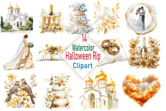 Wedding Clipart & Decor PNG Bundle: A Designer's Toolkit