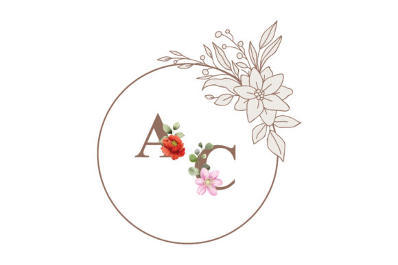 Wedding Monogram Calligraphic: Crafting Elegant Brand Identities
